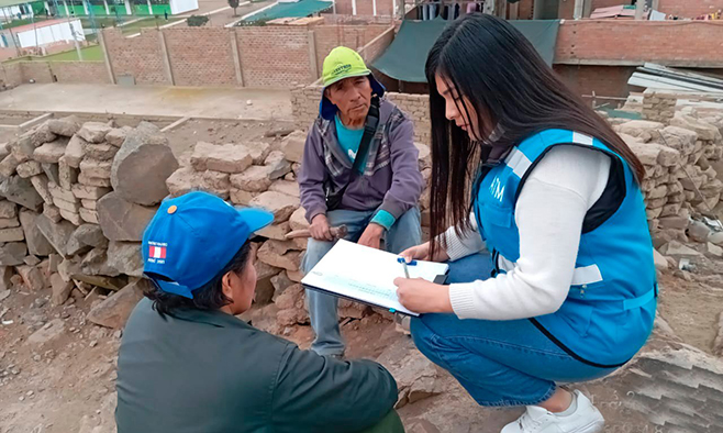 Limpieza y desinfección de reservorio de Caqui y San Valentín