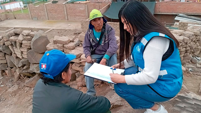 Limpieza y desinfección de reservorio de Caqui y San Valentín