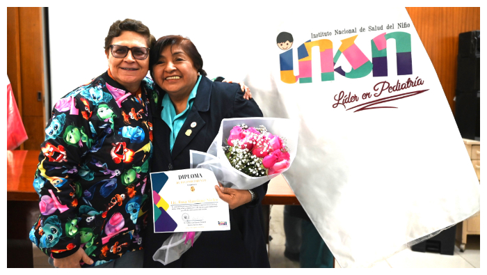 Lic. en Enfermería Rosa Manrique ingresó a laborar al INSN el 16 de abril de 1980.