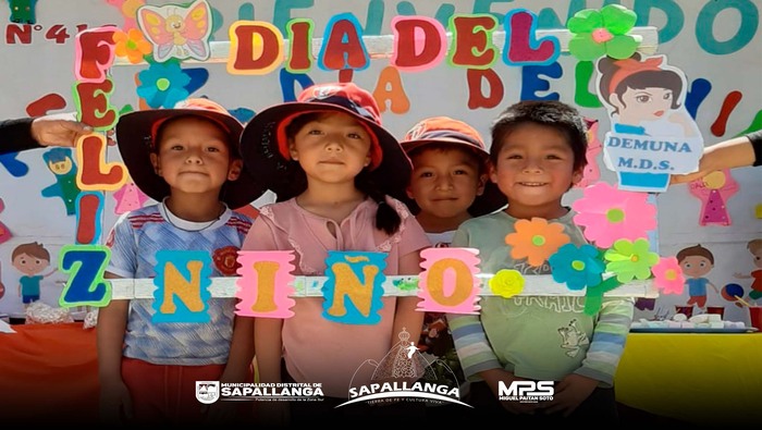 Sapallanga: Trabajamos por un futuro seguro y saludable para nuestros niños.