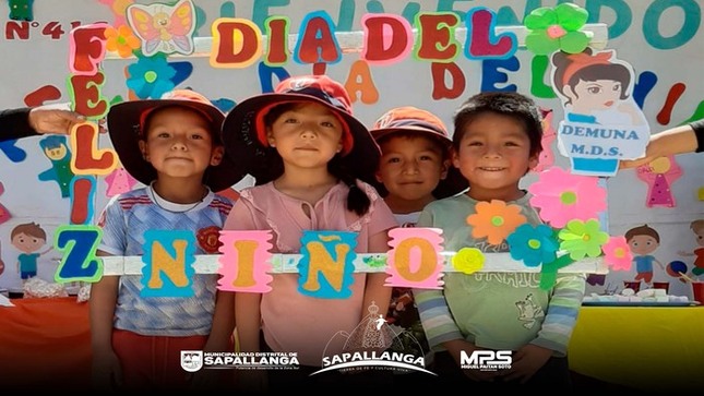 Sapallanga: Trabajamos por un futuro seguro y saludable para nuestros niños.
