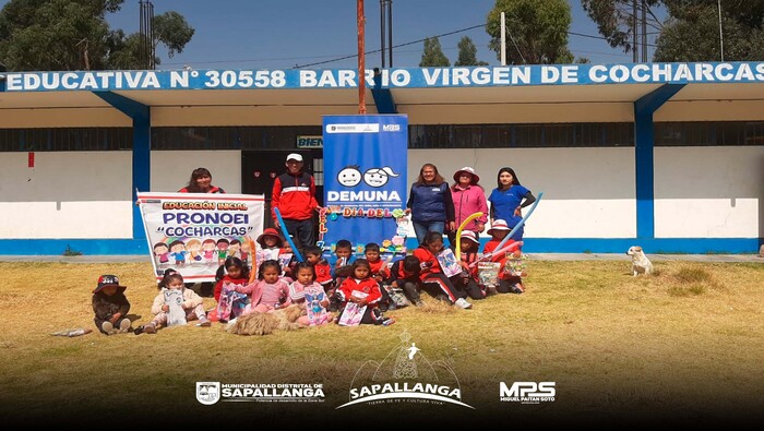 Sapallanga: Trabajamos por un futuro seguro y saludable para nuestros niños.