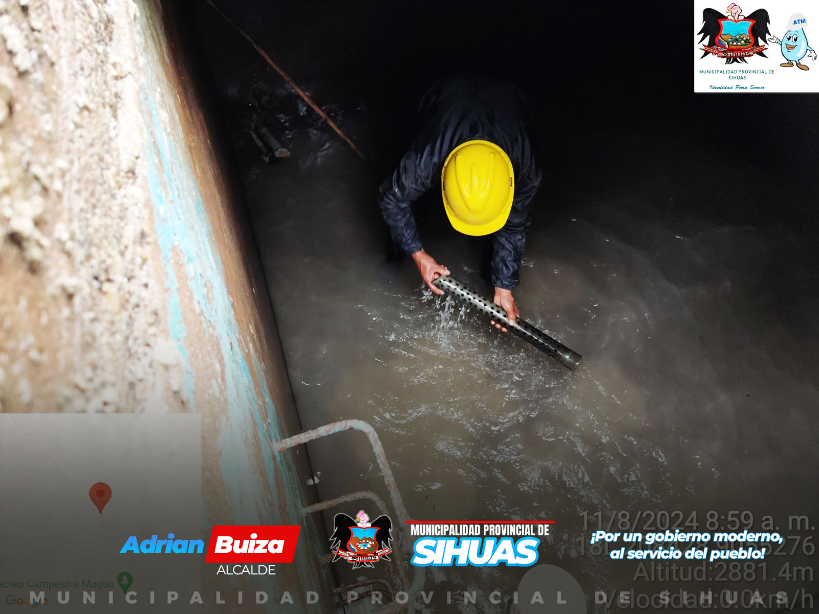 💠Desde la Oficina del Área Técnica Municipal (ATM), se realizó la inspección de la limpieza y desinfección llevada a cabo por los integrantes de las Juntas Administradoras de Servicios de Saneamiento (JASS) en los sistemas de agua para consumo humano en Mitobamba, Maraybamba Arriba, San Francisco, Usamasanga, Puyuguero y Pueblo Viejo.
Durante estas inspecciones, también se contó con la participación del Inspector Sanitario del Hospital de Apoyo Sihuas, quien colaboró en la supervisión de este importante proceso.
¡Seguimos trabajando para el bienestar y la calidad de vida de la población provincia!