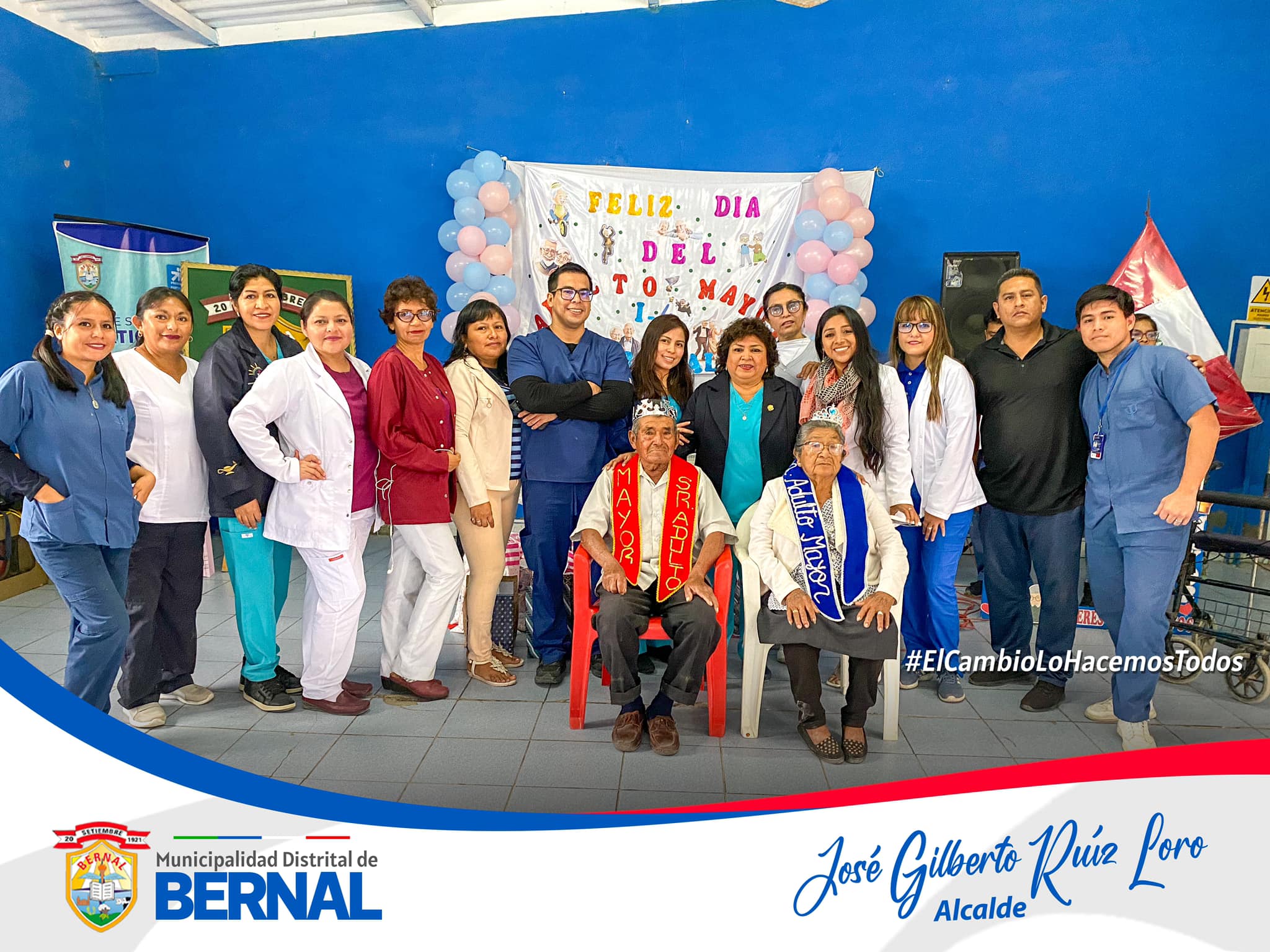 La Municipalidad de Bernal celebra el “Dia del Adulto Mayor” con emotivo homenaje.