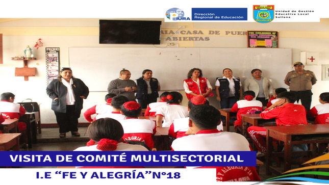 Visita a II.EE Fe y Alegría N°18