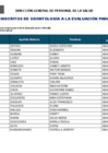 Vista preliminar de documento Listado-de-inscritos-a-la-evaluacion-para-el-serums-odontologia