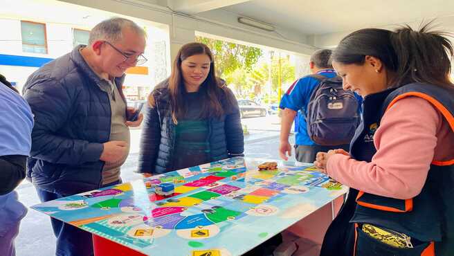 Más ciudadanos continúan participando en los módulos lúdicos que viene impulsando la DRTC