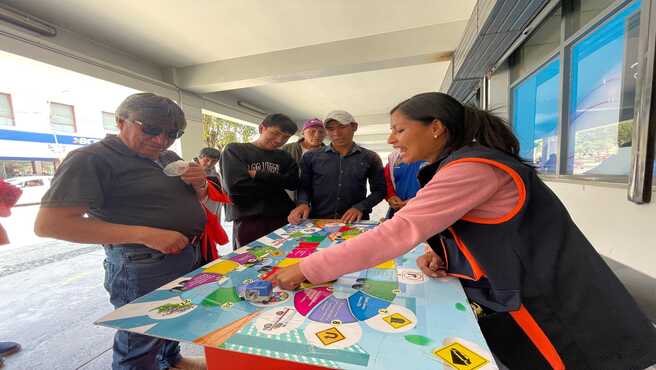 Más ciudadanos continúan participando en los módulos lúdicos que viene impulsando la DRTC