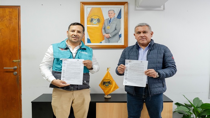 Municipalidad provincial y EMAPA Huaral firman convenio para fortalecer acciones en beneficio de la poblaciΓ³n
