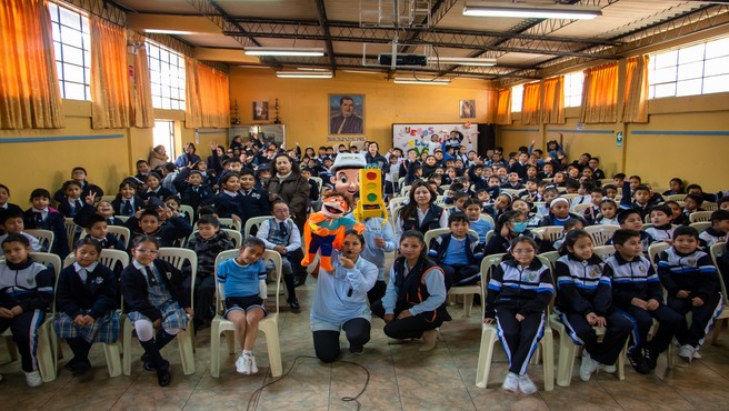 DRTC continúa impulsando la educación y seguridad en colegios de nuestra región