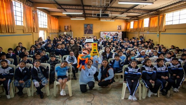 DRTC continúa impulsando la educación y seguridad en colegios de nuestra región