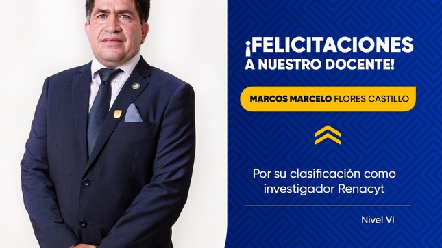 Docente de la UNF logra ascender en el Registro de investigadores RENACYT