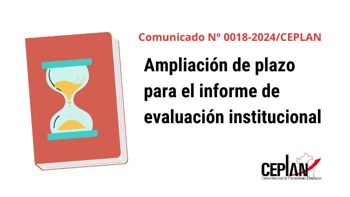 Imagen del banner del Comunicado 0018-2024 CEPLAN