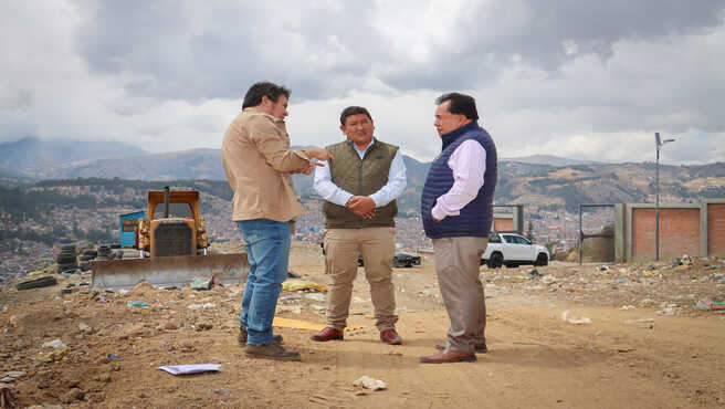 DRTC, en alianza estratégica, dota de maquinarias a la Municipalidad Distrital de Independencia para trabajos en antiguo botadero de Pongor