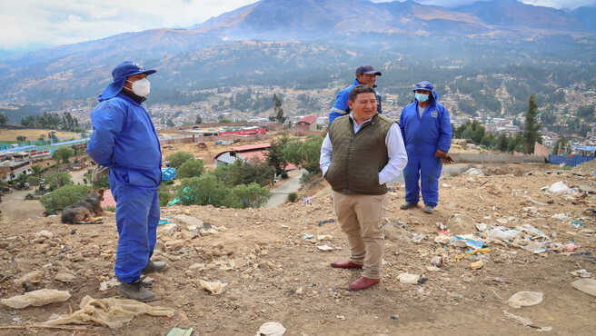 DRTC, en alianza estratégica, dota de maquinarias a la Municipalidad Distrital de Independencia para trabajos en antiguo botadero de Pongor