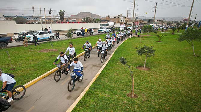 En el trayecto se sembraron 500 árboles