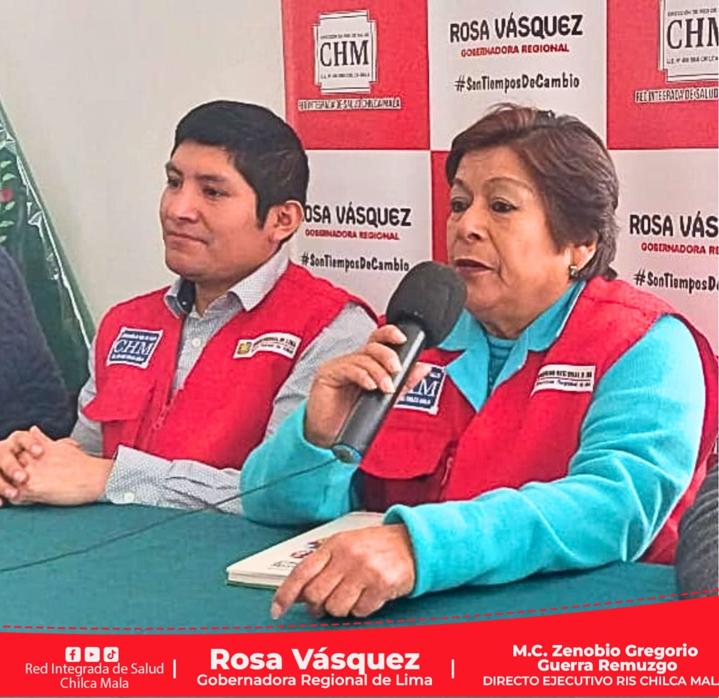 RIS Chilca Mala participa de conferencia de prensa.