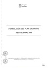 Vista preliminar de documento POI - 2009: Plan Operativo Institucional - Consistenciado - PIA 2009