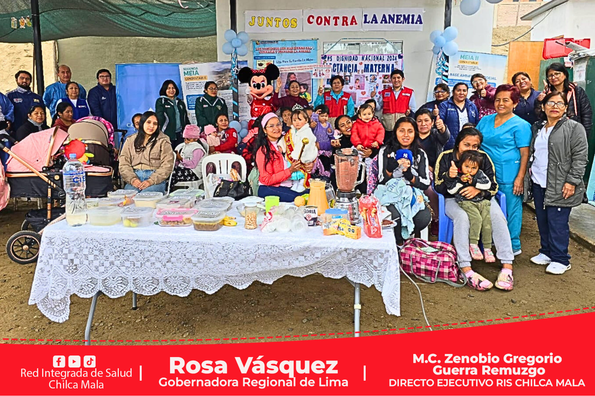 RIS Chilca Mala realiza actividades por la "Semana de la Lactancia Materna"