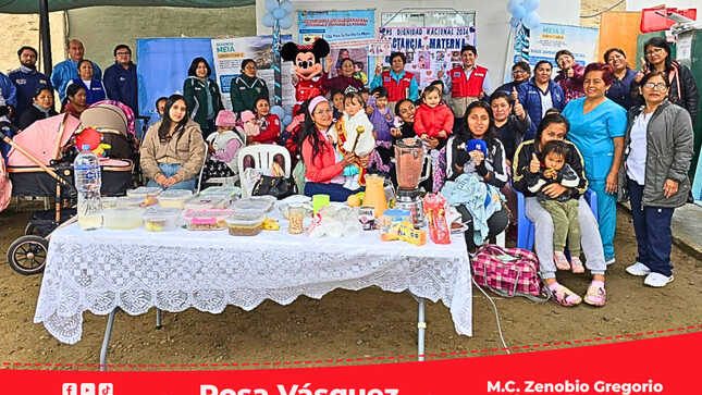 RIS Chilca Mala realiza actividades por la "Semana de la Lactancia Materna"