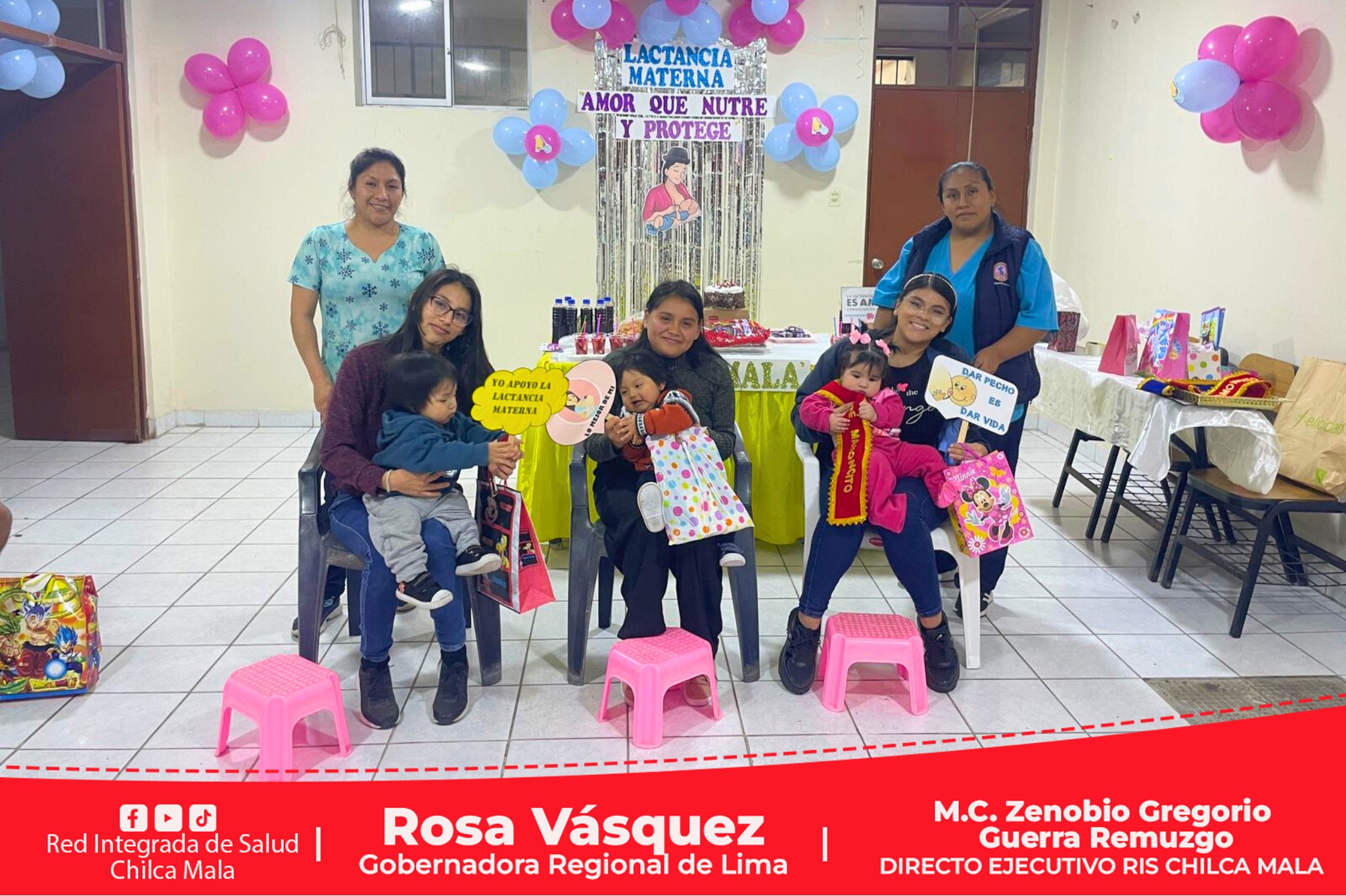RIS Chilca Mala realiza actividades por la Lactancia Materna