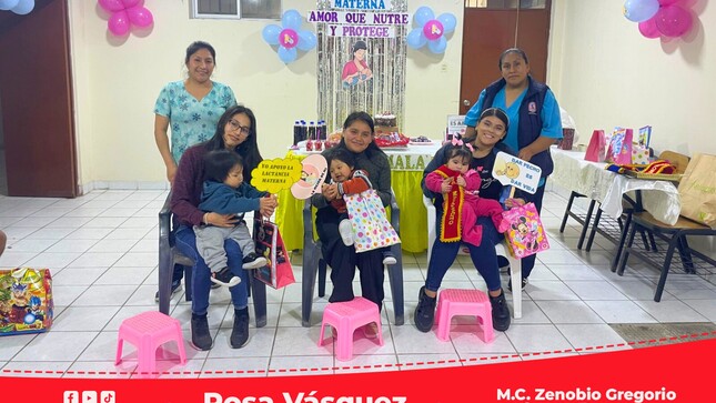RIS Chilca Mala realiza actividades por la Lactancia Materna