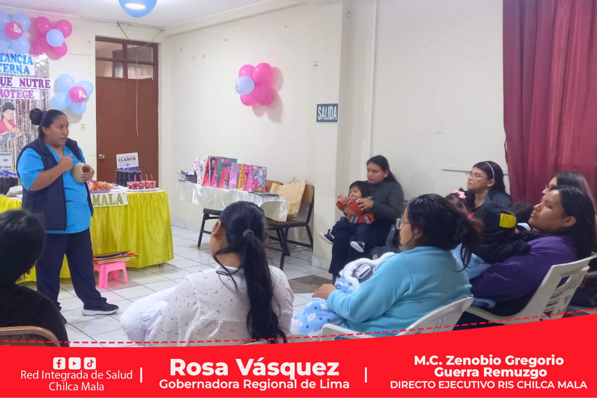 RIS Chilca Mala realiza actividades por la Lactancia Materna