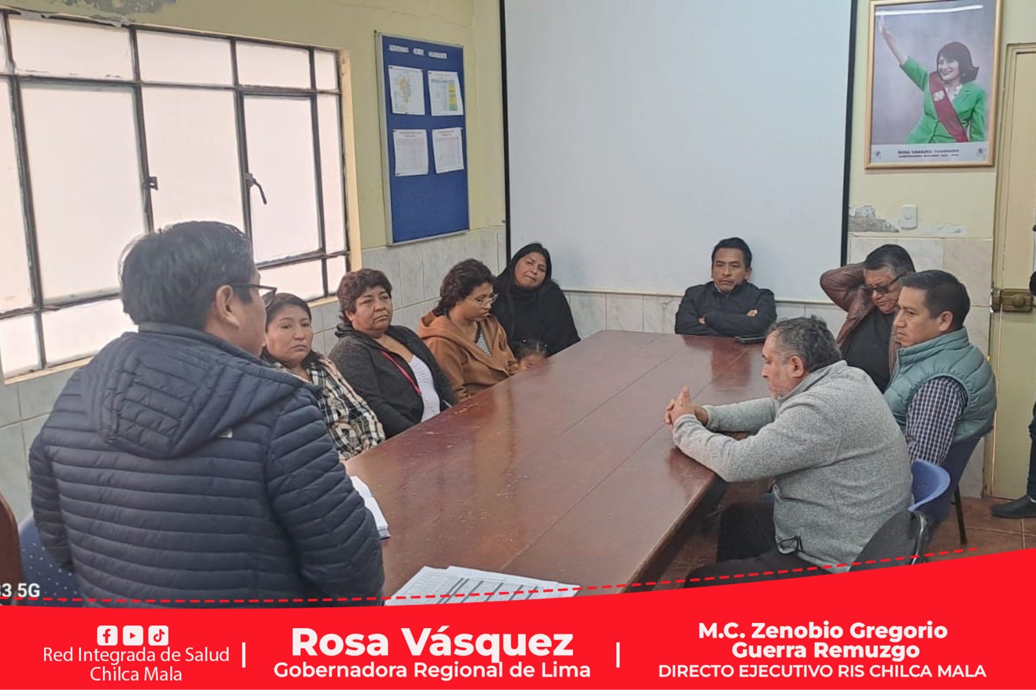 Director Ejecutivo de la RIS Chilca Mala sostiene reunión con el alcalde de la municipalidad distrital de Calango