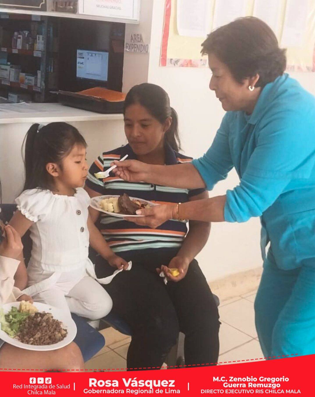 RIS Chilca Mala realiza sesión demostrativa para prevenir anemia y la importancia de la lactancia materna