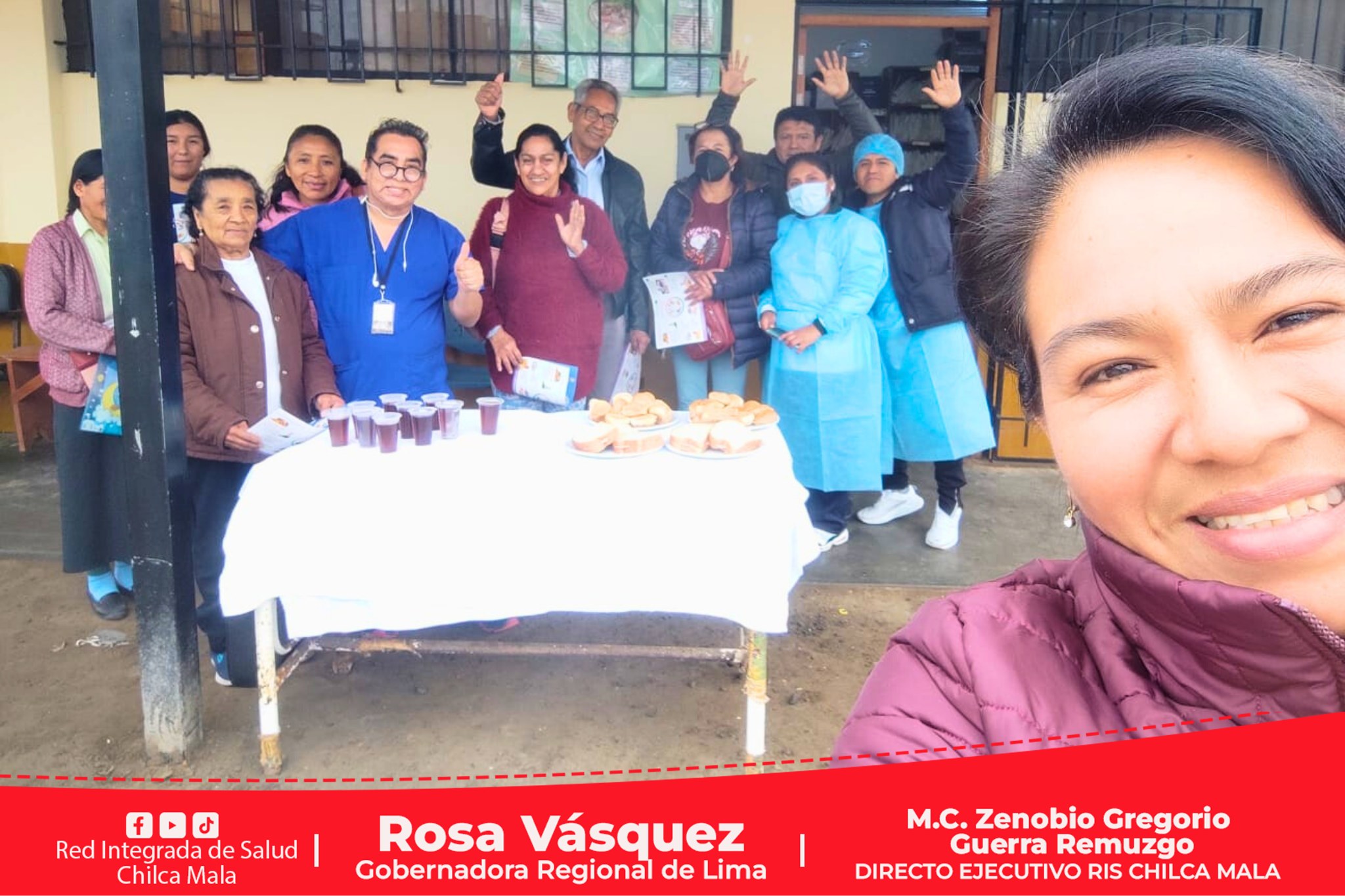 RIS Chilca Mala realiza sesión demostrativa en estilos de vida saludable y desayuno de bienvenida