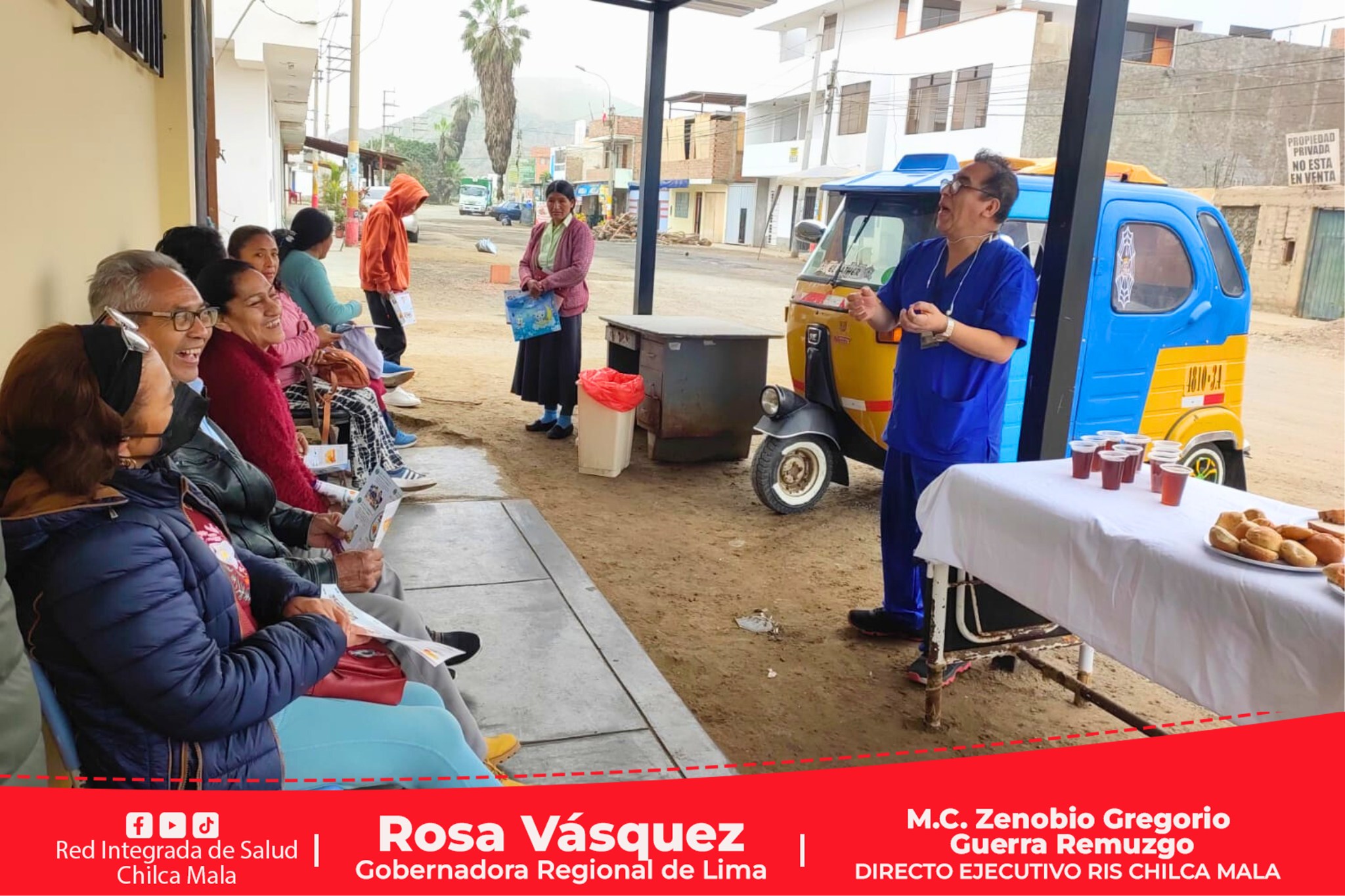 RIS Chilca Mala realiza sesión demostrativa en estilos de vida saludable y desayuno de bienvenida