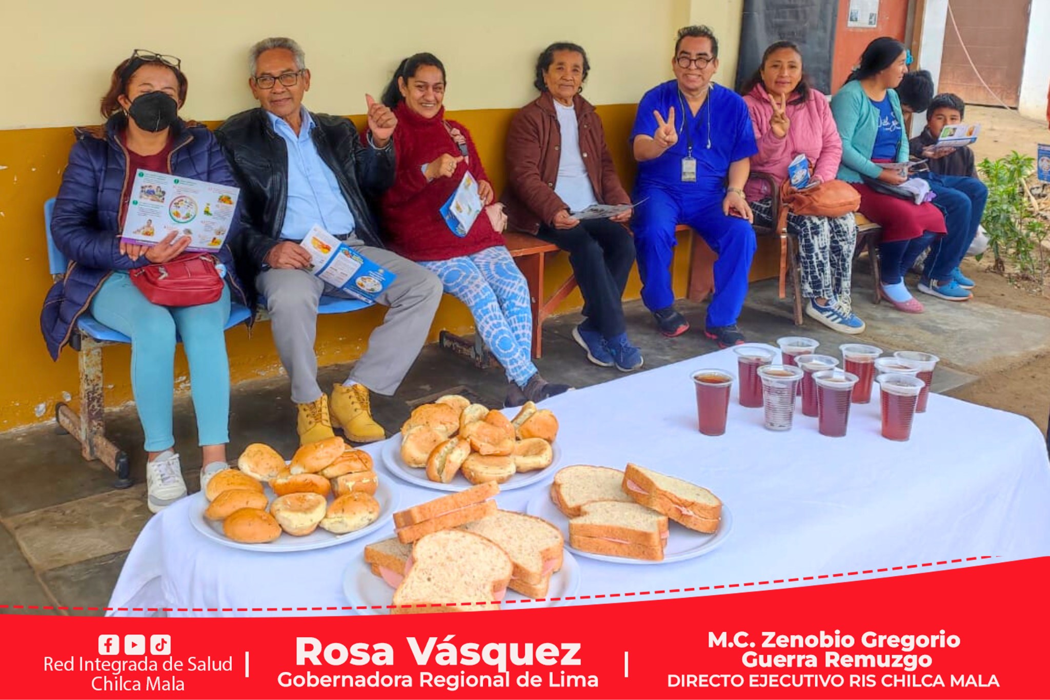 RIS Chilca Mala realiza sesión demostrativa en estilos de vida saludable y desayuno de bienvenida