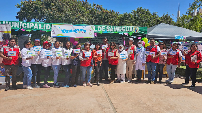NP Moquegua niños menores de 36 meses de meses se beneficiaron con servicios integrales en Campaña Wawakuna de Cuna Más (2)