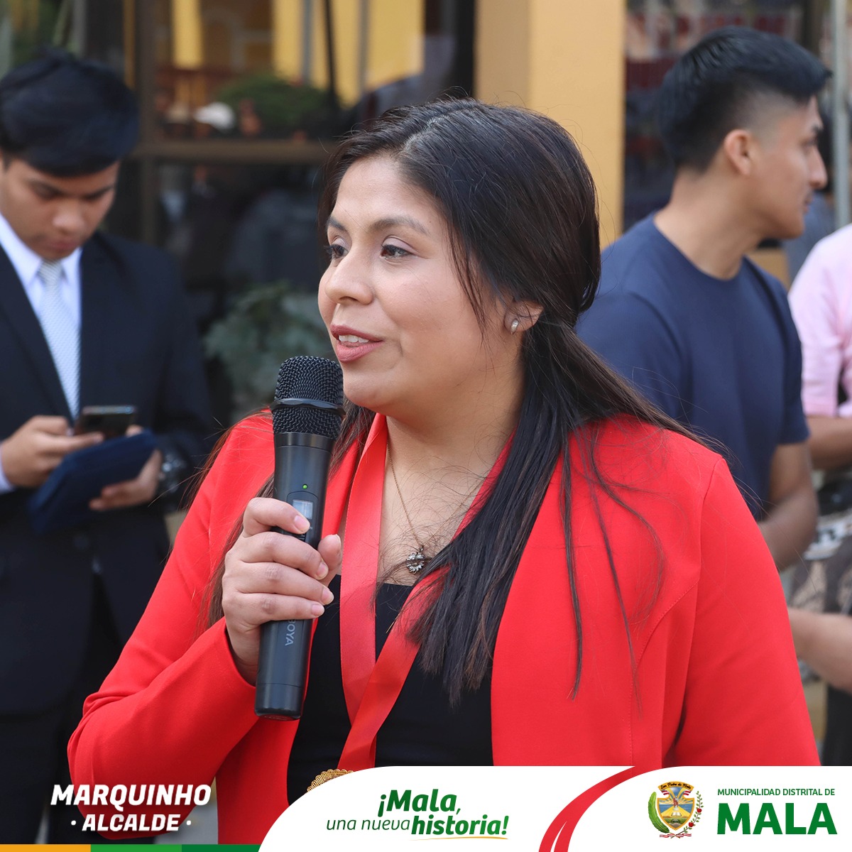 Recibiendo a la Comisi贸n de Fiesta 2024 la Octava de San Lorenzo