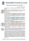 Vista preliminar de documento Aprobar el Plan de Contingencia ante Sismos en la Provincia de Canchis