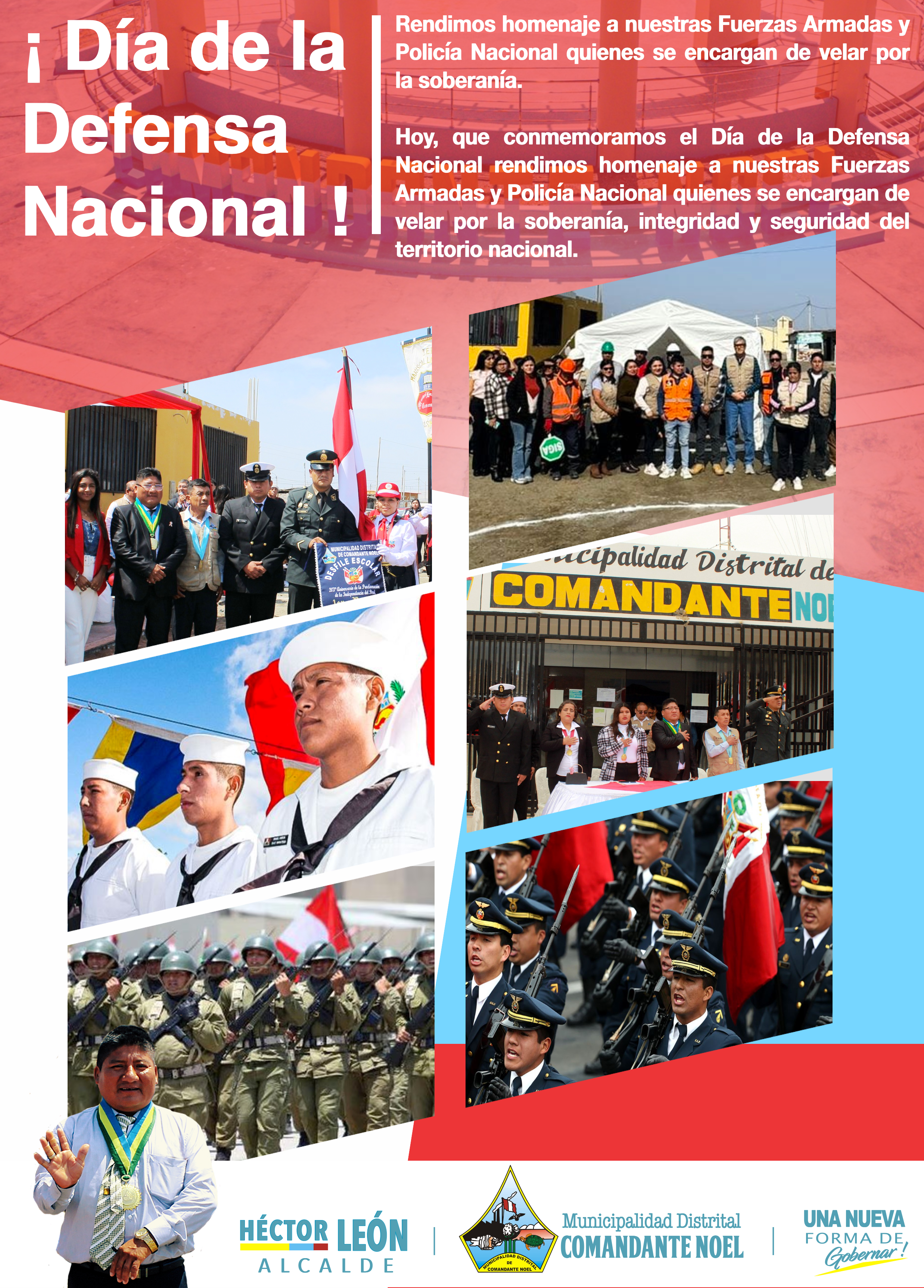 flyer de defensa Nacional