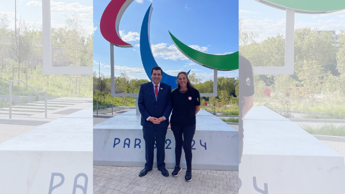 Delegación peruana para Juegos Paralímpicos París 2024 recibe visita del embajador del Perú en Francia