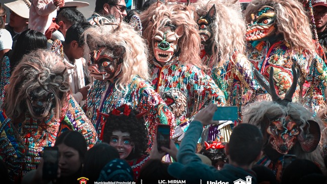 Archivo Imagen de la Entrada de las Danzas en la Celebración de la Virgen del Carmen