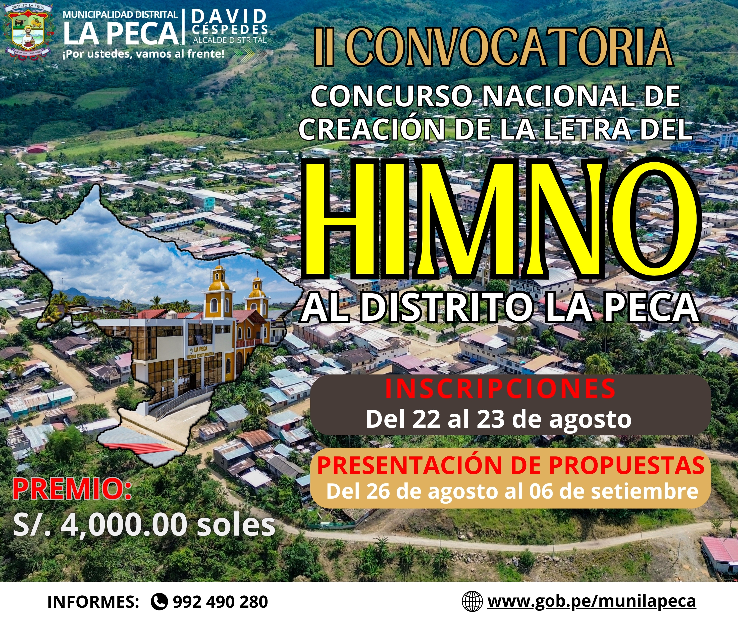 CONCURSO NACIONAL DE CREACI脫N DE LA LETRA DEL HIMNO - II CONVOCATORIA
