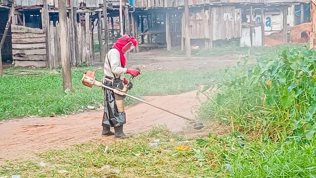 Sub Gerencia de Gestión Ambiental realizó una ardua labor de limpieza en diferentes sectores de la Zona Baja de Belén.