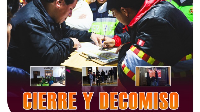  ¡Cierre y decomiso sorpresivo en la plaza mayor!