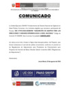 Vista preliminar de documento Comunicado SDC N° 016-2024-Cancelacion de Proceso - Fecha de Publicación 26-08-2024