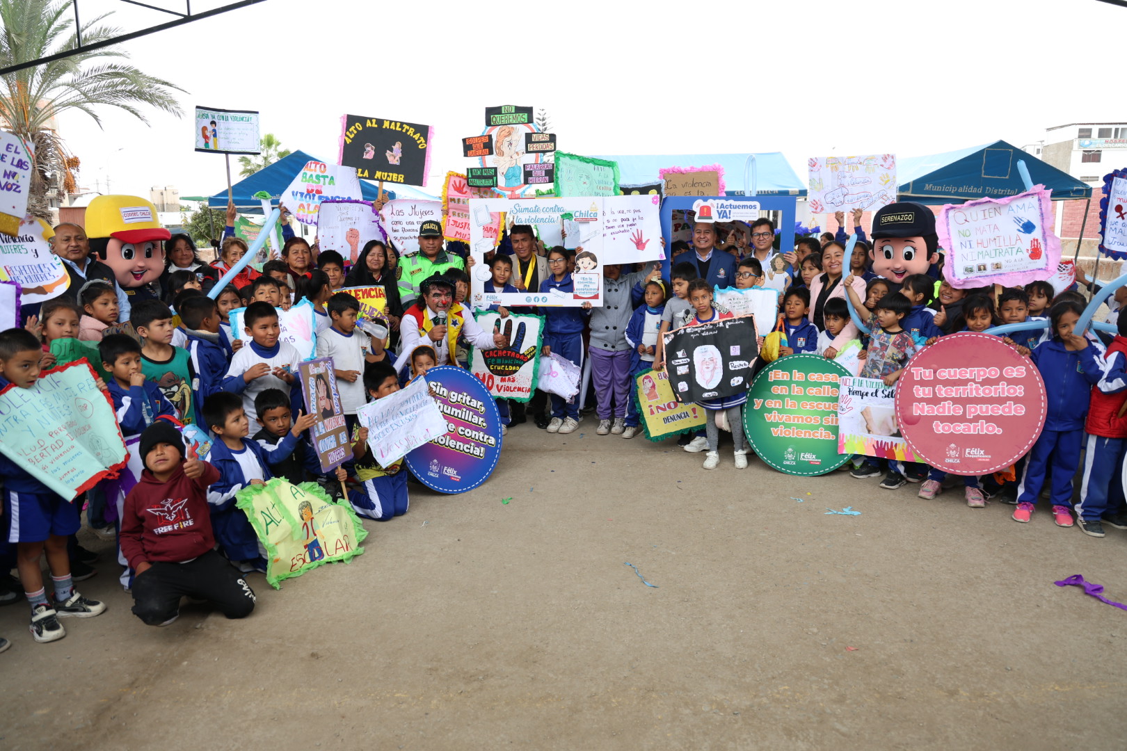 V Caravana de Prevención en las escuelas ¡Súmate contra la violencia! se realizó con éxito en Las Salinas.