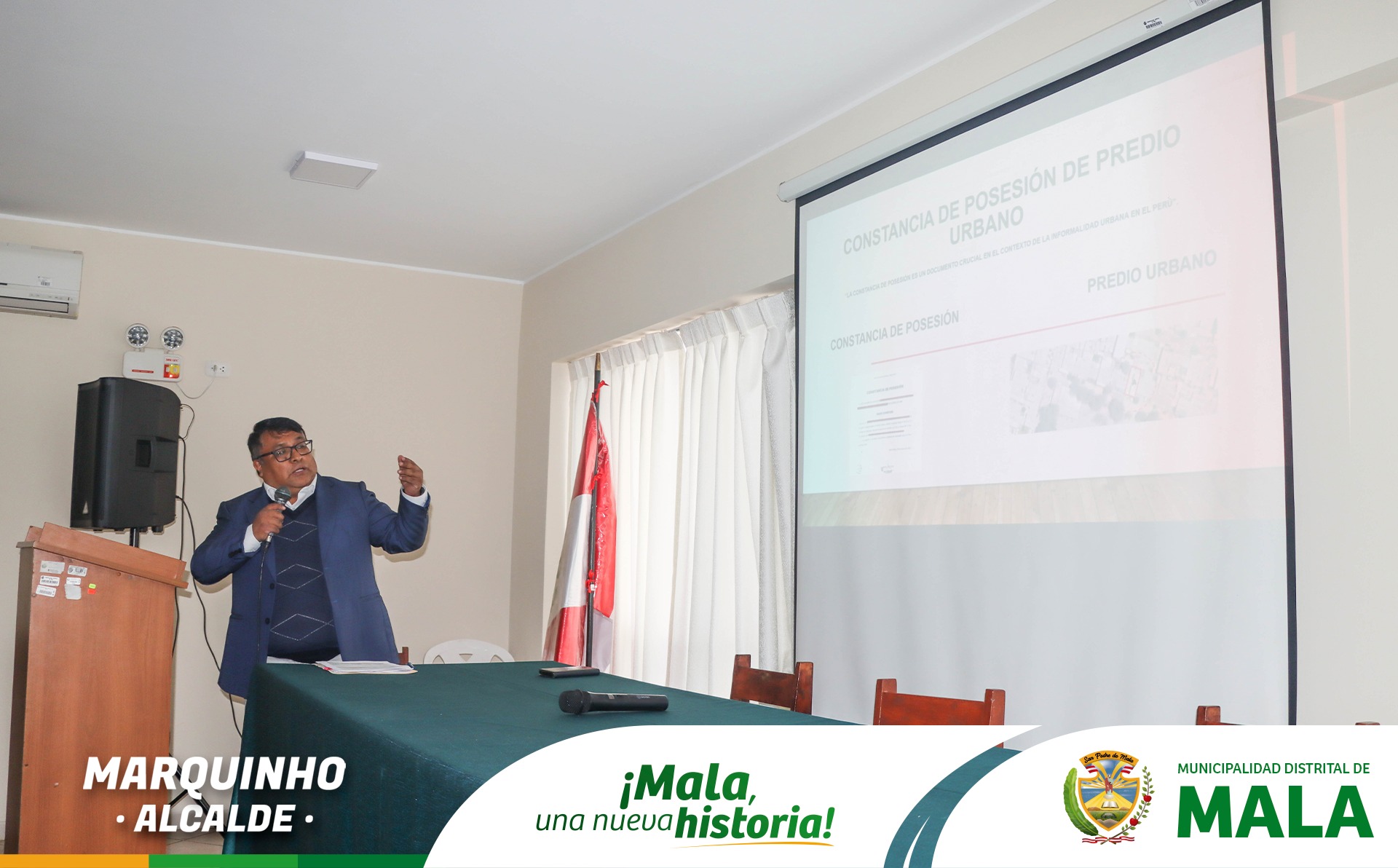 Charla Informativa sobre la Obtención de la Constancia de Posesión para Predios Rústicos y Urbanos
