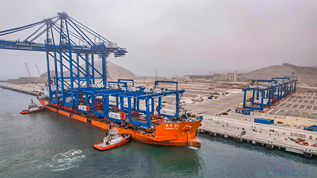 Obras en Terminal Portuario de Chancay tienen un avance de alrededor de 91%