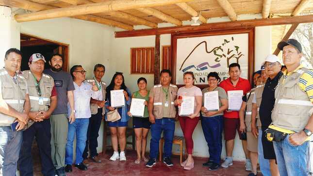 Comunidad Campesina y Municipalidad de Máncora realizan entrega de las primeras Minutas