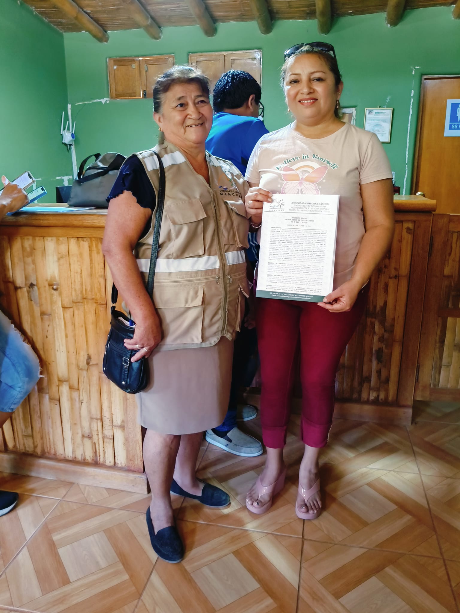 Comunidad Campesina y Municipalidad de Máncora realizan entrega de las primeras Minutas