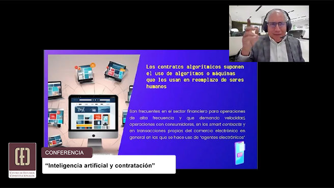 Tribunal Constitucional organizó conferencia sobre inteligencia artificial y contratación
