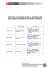Vista preliminar de documento Política de Seguridad de la Información del Fondo Intanfible Solidario de Salud - FISSAL (Art. 1)