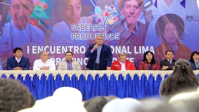 Huaral fue sede del Primer Encuentro de "Saberes Productivos" de la región Lima zona Norte 